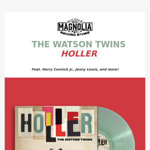 🎉 Be the First to "Holler" with The Watson Twins! 🎉