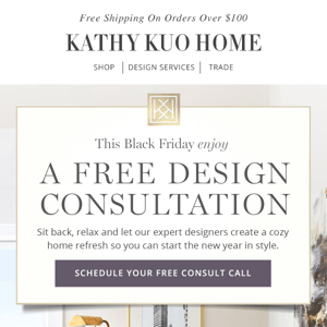 For Black Friday: FREE Design Consult Inside 🤩