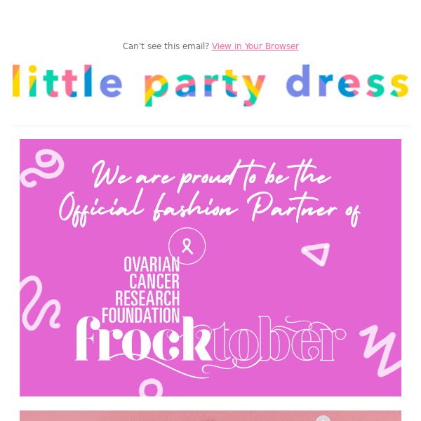 👗 Frocktober: Sign up to support Ovarian Cancer Research 💕