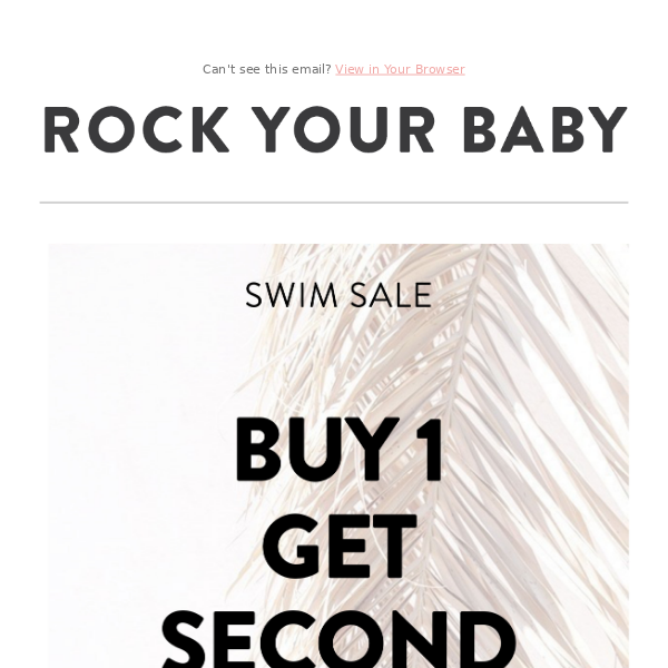 Get ready for Summer with our Swim Sale
