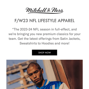 Mitchell & Ness on X: .@nfl End of Season Sale 🏈 Take 20% off