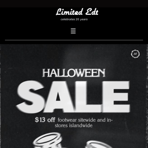 [Limited Edt Halloween Sale] It's not spooky if it's gonna save you some money