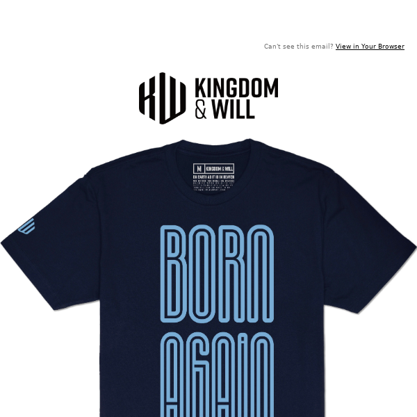 💣 New Drop | The Born Again T-Shirt