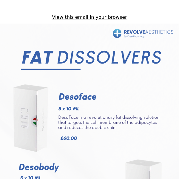 Try Our Revolutionary Fat Dissolving Products Today!✨