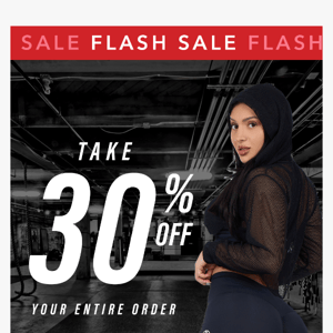 ⚡ FLASH Savings! 30% off all orders