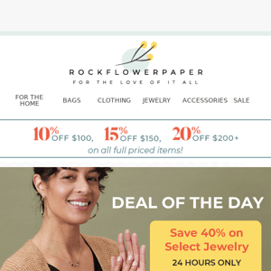 Deal of the Day 💎 40% off Jewelry