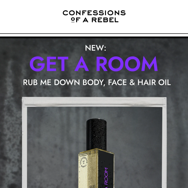 NEW! Get a Room Rub Me Down Body Oil