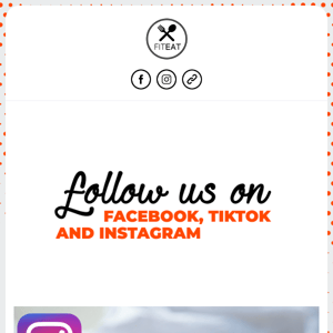 Follow us on TikTok, Facebook and Instagram!