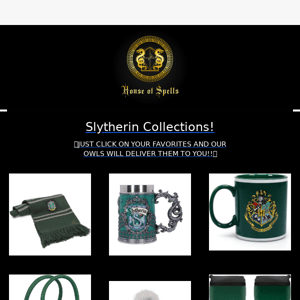 Slytherin Pride: Check Out Our Latest Slytherin Collections