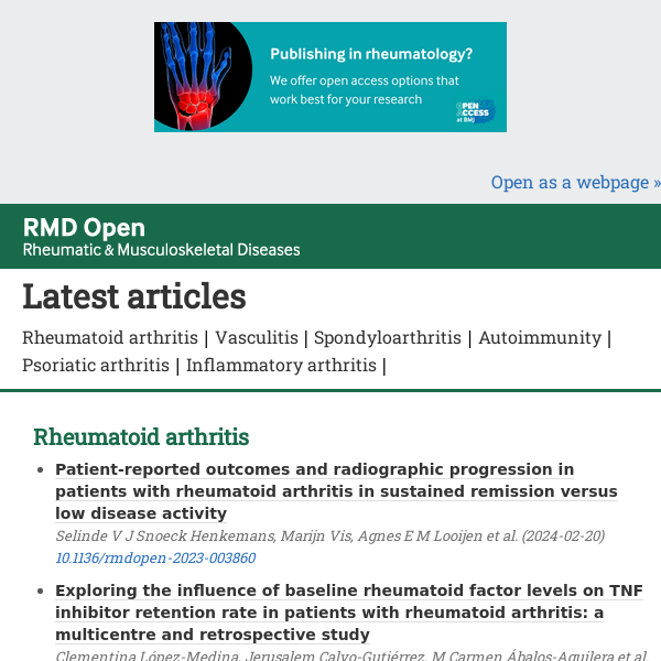 Our latest articles are online and ready to read!