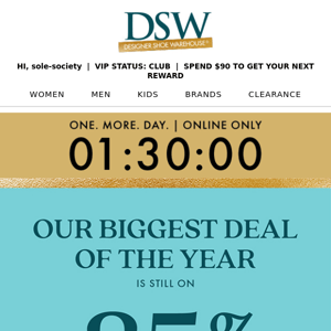 Our biggest deal of the year continues….