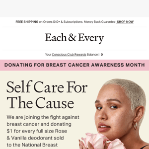 supporting Breast Cancer Awareness Month​