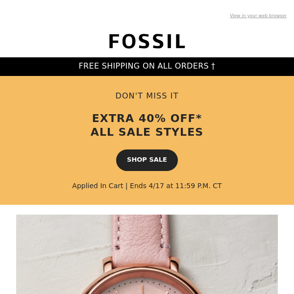 60% Off Fossil COUPON CODES → (29 ACTIVE) April 2023