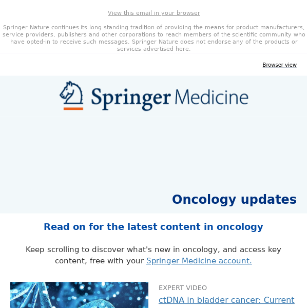 Your latest oncology updates