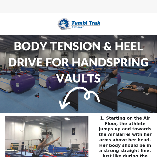 Featured Side Station: Body Tension & Heel Drive For Handspring Vaults! 🔥