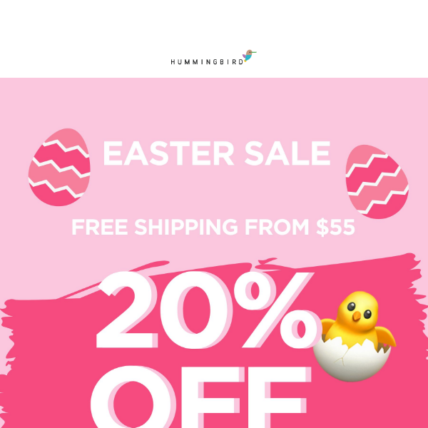 EARLY ACCESS: 20% OFF STOREWIDE | EASTER SALE 🐣