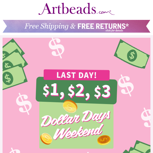 LAST DAY 🚨 $1, $2, $3 Dollar Deals are Disappearing! 