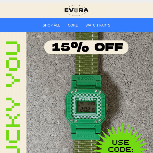 🍀 EARLY ACCESS: St. Patty's Sale: 15% OFF + BRAND NEW WATCH