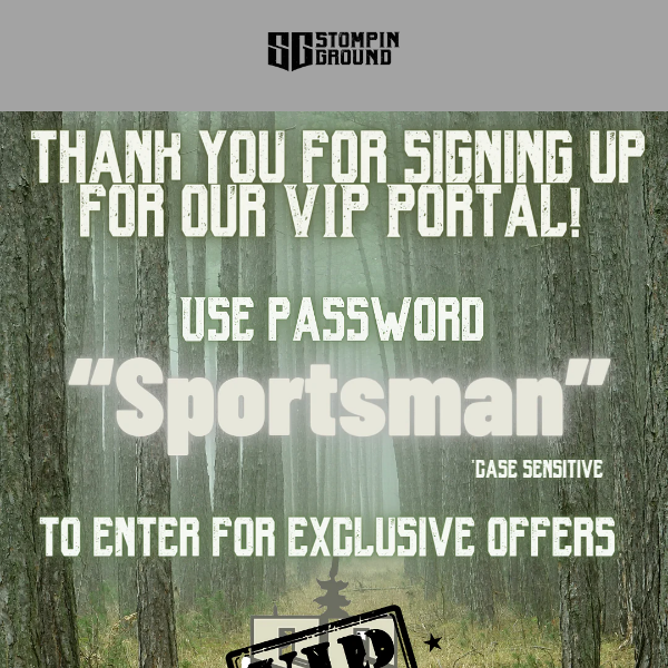 SG VIP PORTAL ANNOUNCMENT