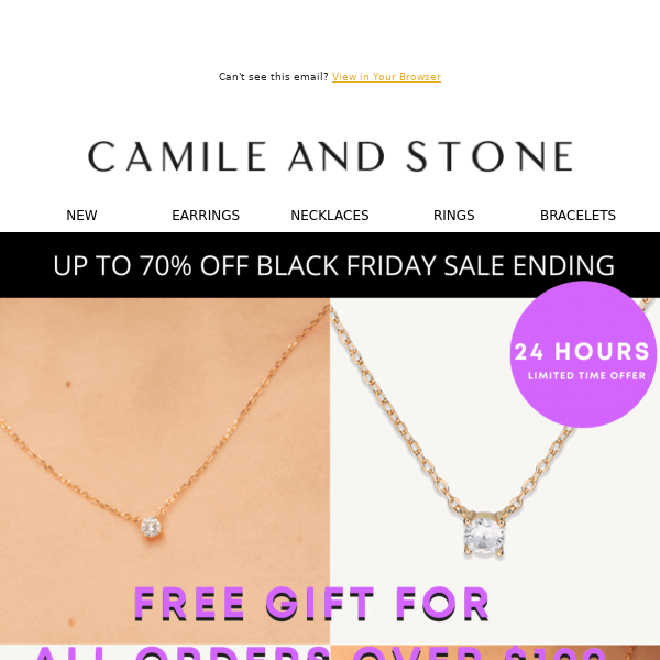 Don't Miss Out ❗ Your free Necklace + Earrings Gift Today Only