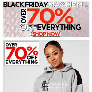 💥 70% OFF EVERYTHING!! 💥