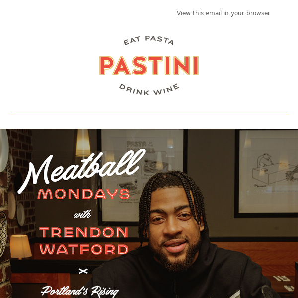 CORRECTION: Calling all Portland Basketball Fans for Meatball Mondays