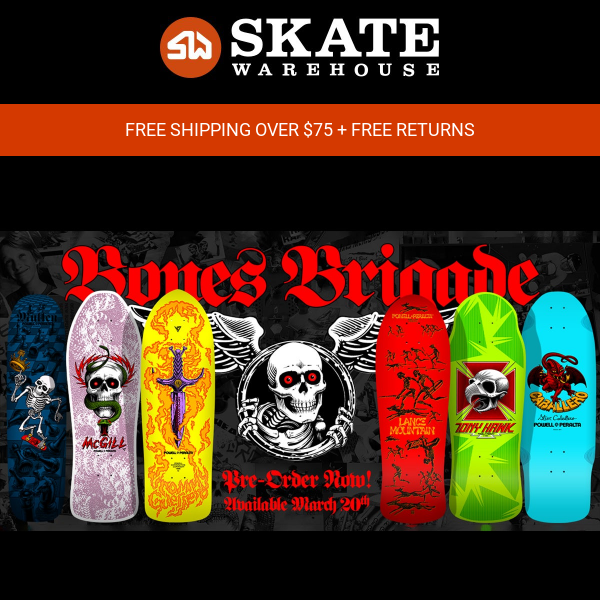 Skate Warehouse - Latest Emails, Sales & Deals
