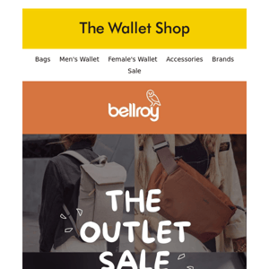 Up to 30% Off Bellroy Products - Selected Items Only.