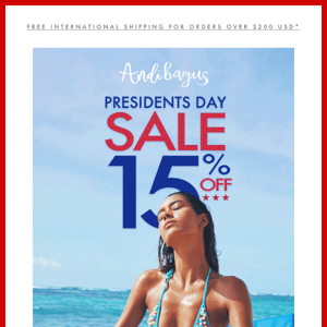 PRESIDENTS DAY SALE