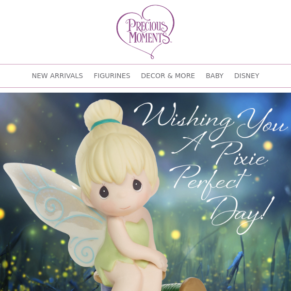 This Sweet Tinker Bell Figurine Is Pretty As A Pixie