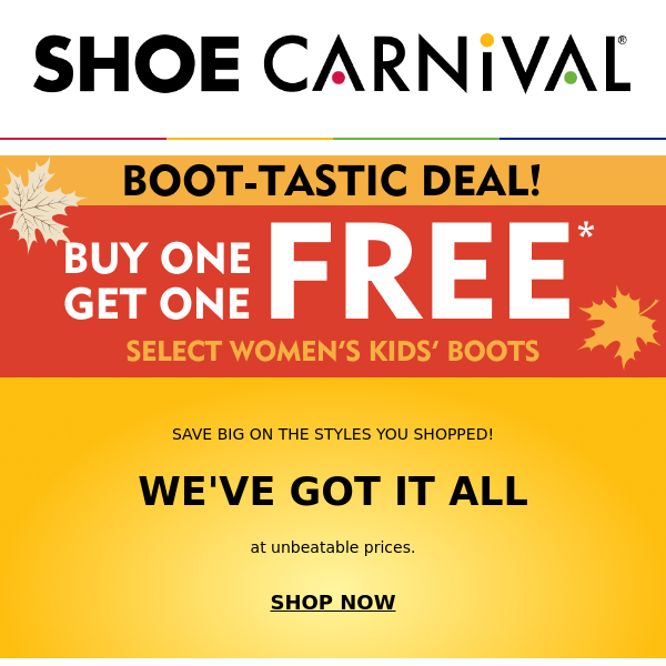 Shoe carnival 2024 kids boots