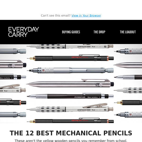 The Best Mechanical Pencils ✏️