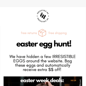 🥚 🐰Get Up To 65% OFF – Easter Sale On NOW 🐰🥚