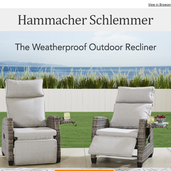 Bring the comfort of your favorite living room chair outdoors