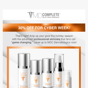 Final hours to get 30% OFF Dermatologics