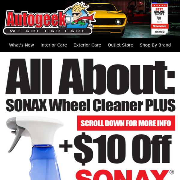 All About: SONAX Wheel Cleaner PLUS! - Autogeek