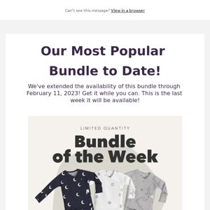 Our most popular bundle to date