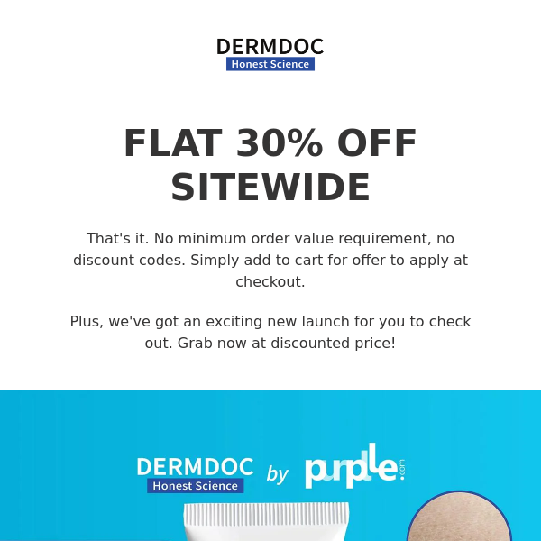 💸 Flat 30% Off sitewide 💸