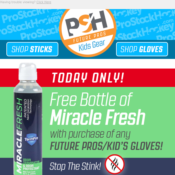 PSH Kids Gear = FREE Miracle Fresh Offer – Stop the Stink! 🦨
