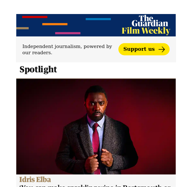 Idris Elba on Luther's big screen debut | Film Weekly