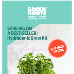 Big savings on our Hydroponic Grow Kit!