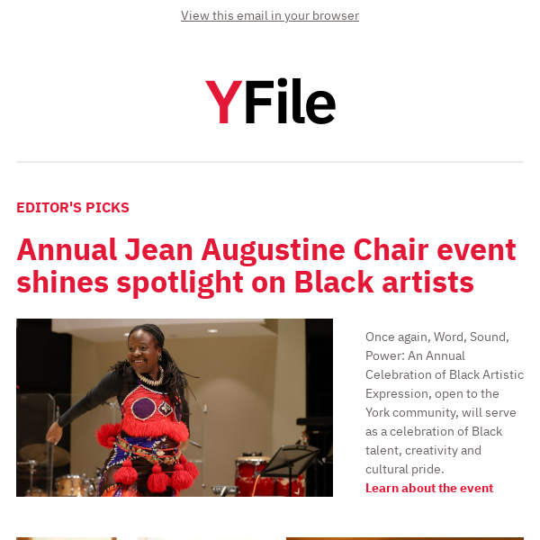 In this issue: Jean Augustine Chair event, travel awards and more