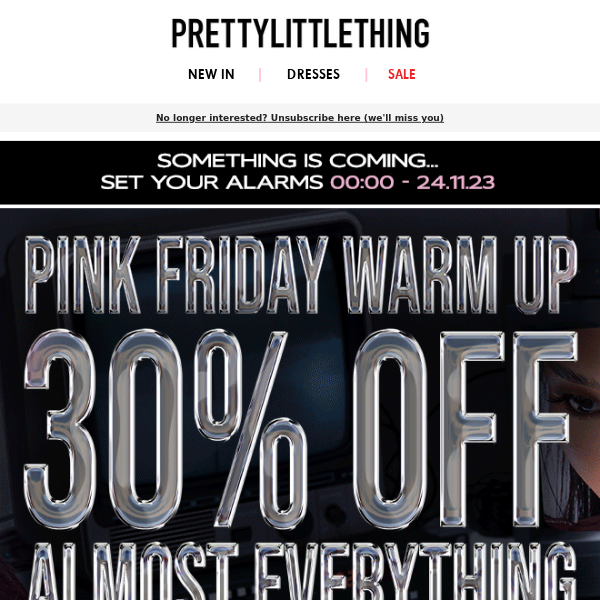 Get in Pretty Little Thing, we're going Pink Friday shopping 💗
