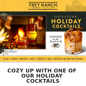 Frey Ranch Signature Holiday Cocktails 🎄