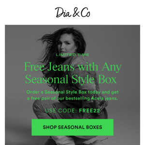 Free Jeans are going, going...