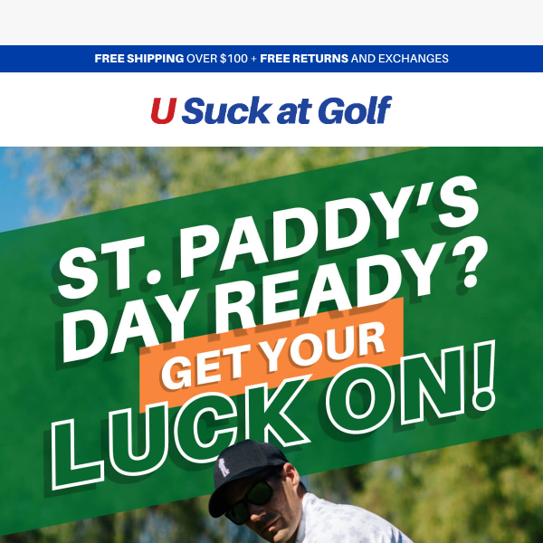 Get Your Green On: More St. Paddy's Golf Gear is Here 🍀