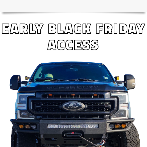 Unlock Early Black Friday Deals Now!