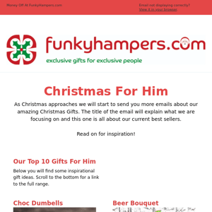 🎅 Trending Christmas Gifts For Him by FunkyHampers