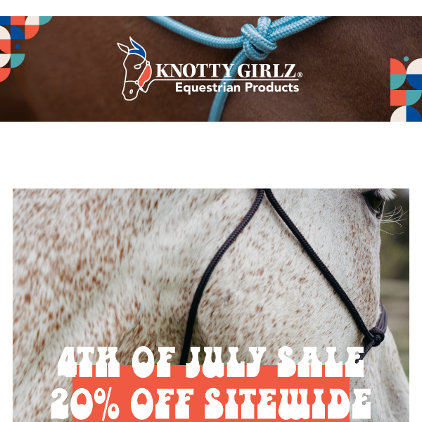 4TH OF JULY SALE: Save 20% sitewide! ❤️🤍💙