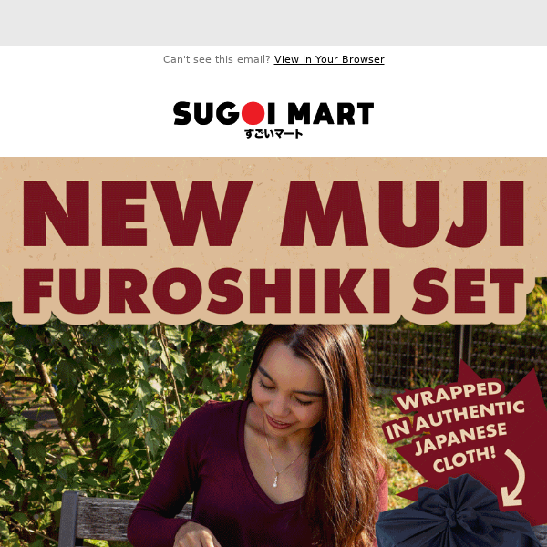 NEW Muji Furoshiki Set 🤎